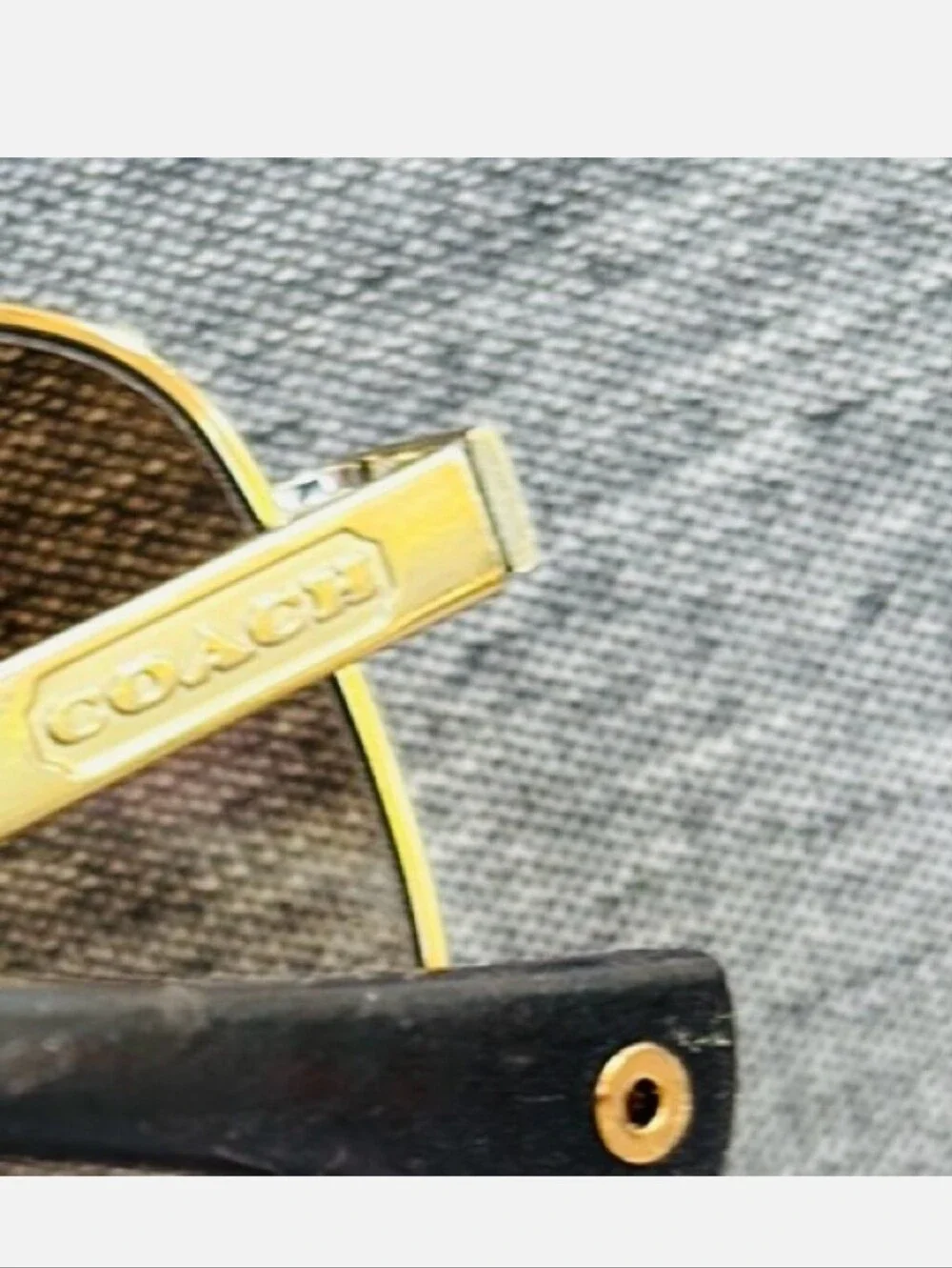 COACH - Stephanie Aviator Sunglasses & Case